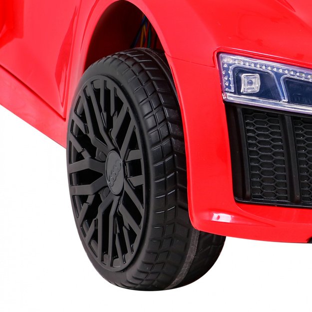 Vienvietis elektromobilis vaikams Audi R8, raudonas
