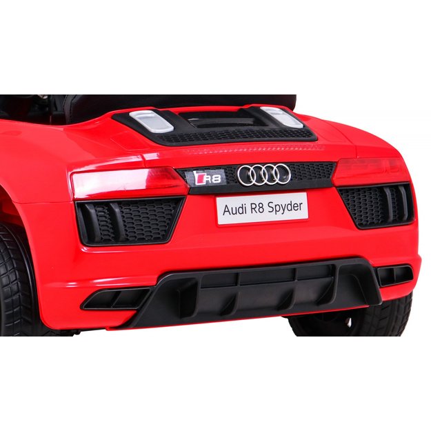 Vienvietis elektromobilis vaikams Audi R8, raudonas