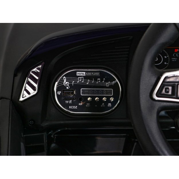 Vienvietis elektromobilis vaikams Audi R8, raudonas