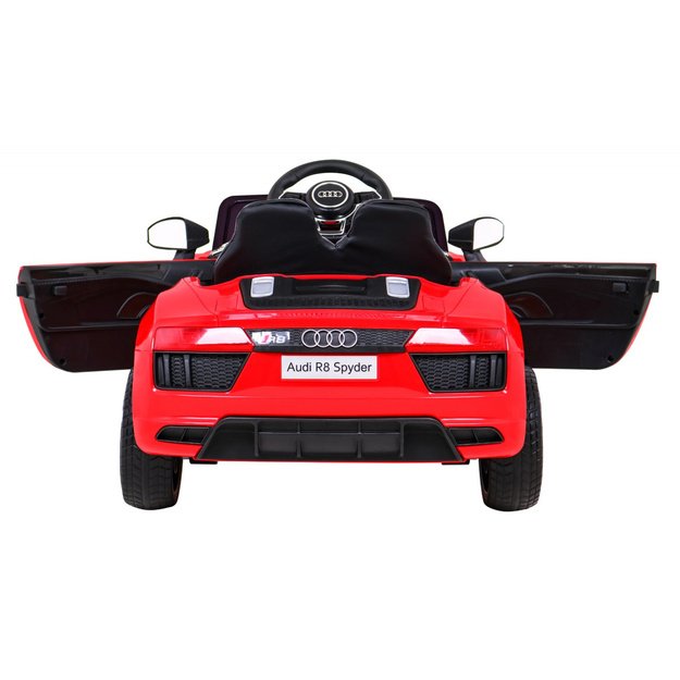 Vienvietis elektromobilis vaikams Audi R8, raudonas