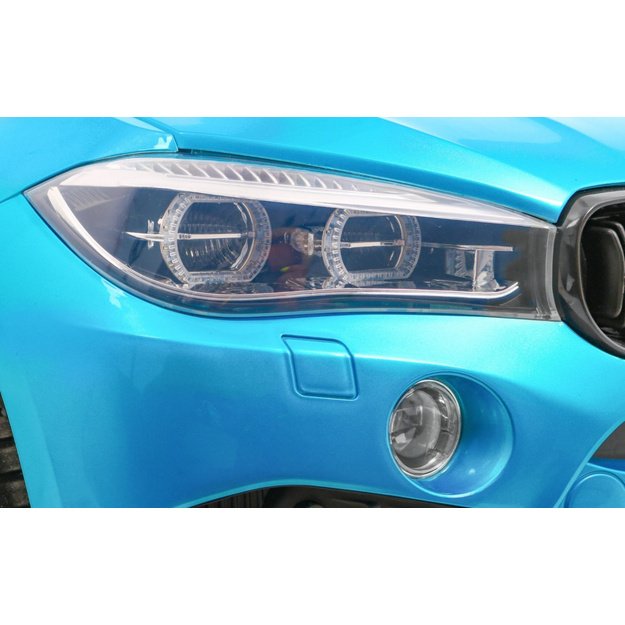 Dvivietis elektromobilis vaikams BMW X6 M XXL, mėlynas lakuotas