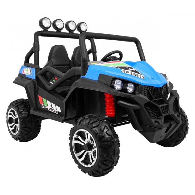Dvivietis elektromobilis 4x4 bagis Grand Buggy, mėlynas