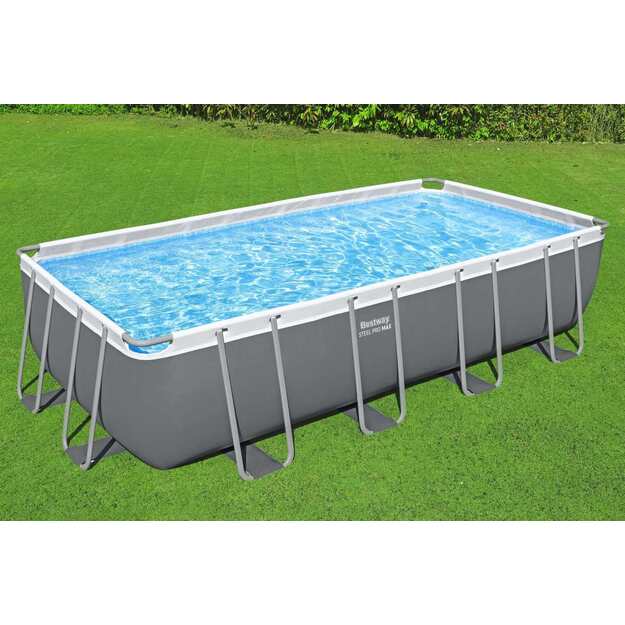 Karkasinis sodo baseinas 549x274x122 cm SteelPRO, BESTWAY