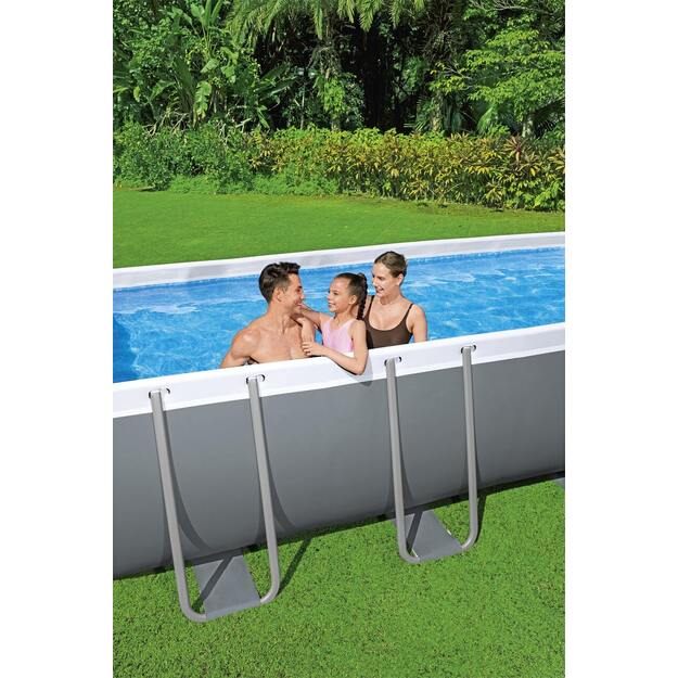 Karkasinis sodo baseinas 549x274x122 cm SteelPRO, BESTWAY