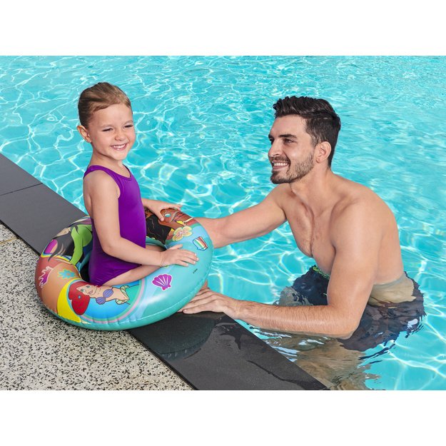 Pripučiamas plaukimo ratas 56 cm, princesės, Bestway