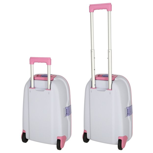 Vaikiškas kelioninis lagaminas ant ratukų, rožinis