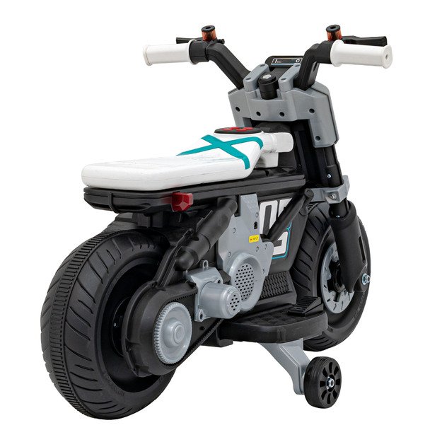 Vaikiškas elektrinis motociklas Future 88, baltas