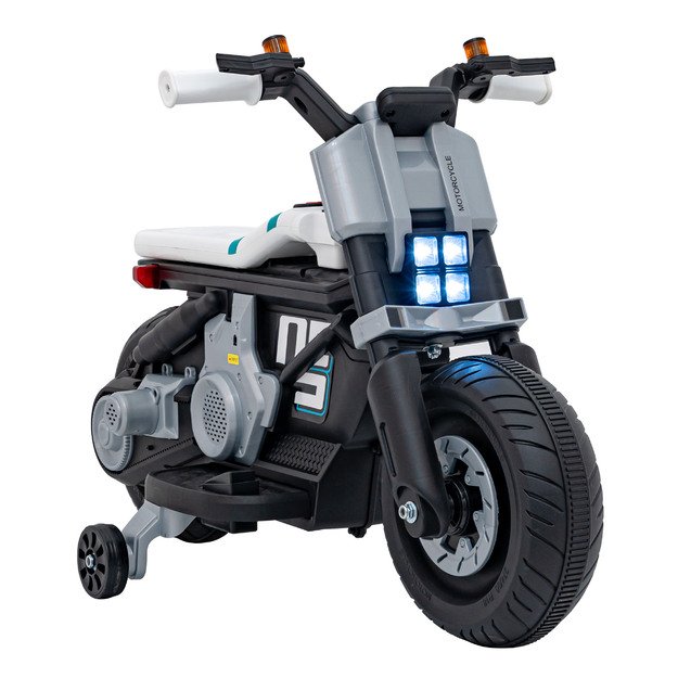 Vaikiškas elektrinis motociklas Future 88, baltas