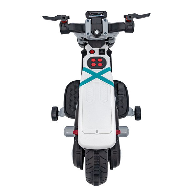 Vaikiškas elektrinis motociklas Future 88, baltas