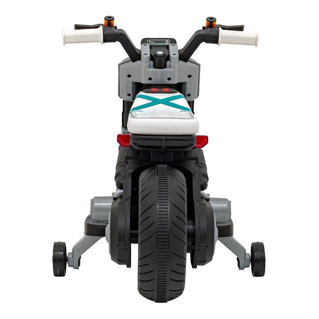 Vaikiškas elektrinis motociklas Future 88, baltas