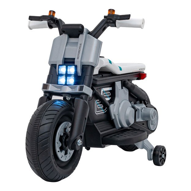 Vaikiškas elektrinis motociklas Future 88, baltas