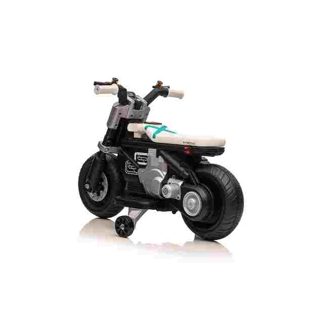 Vaikiškas elektrinis motociklas Future 88, baltas