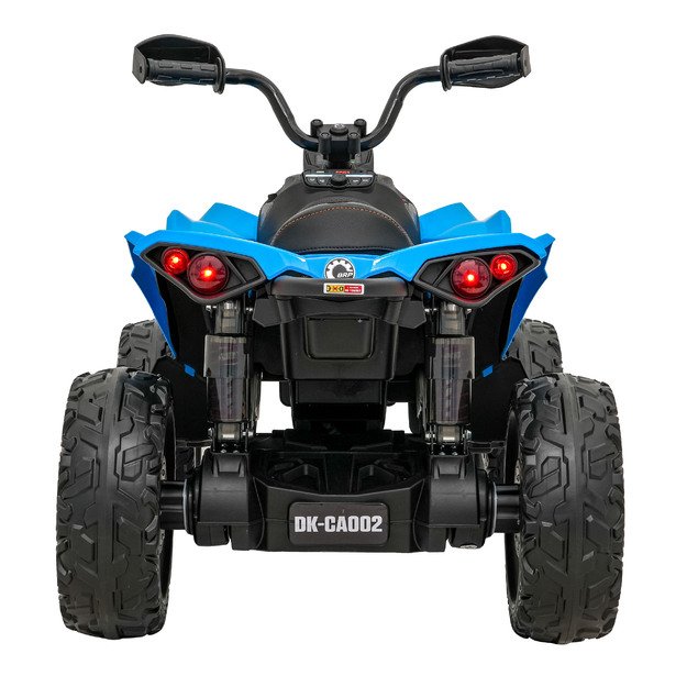 Vienvietis elektrinis keturratis vaikams Maverick ATV, mėlynas