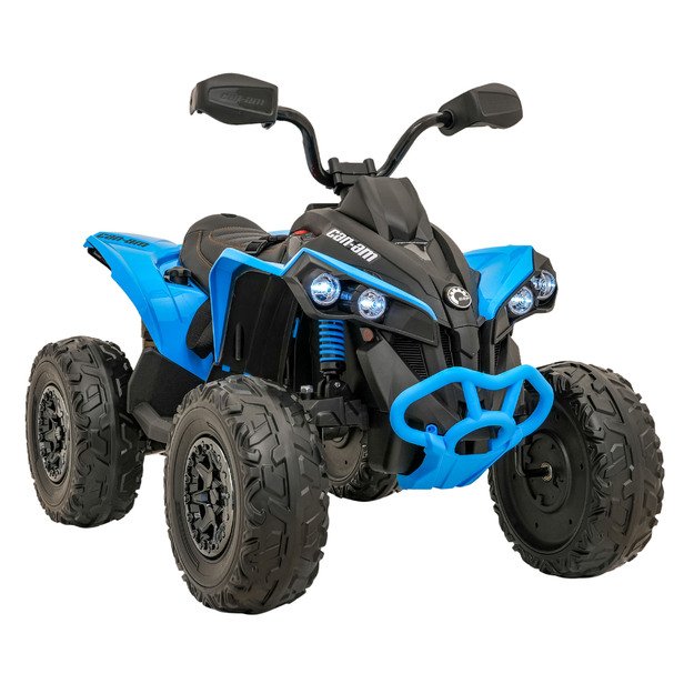 Vienvietis elektrinis keturratis vaikams Maverick ATV, mėlynas
