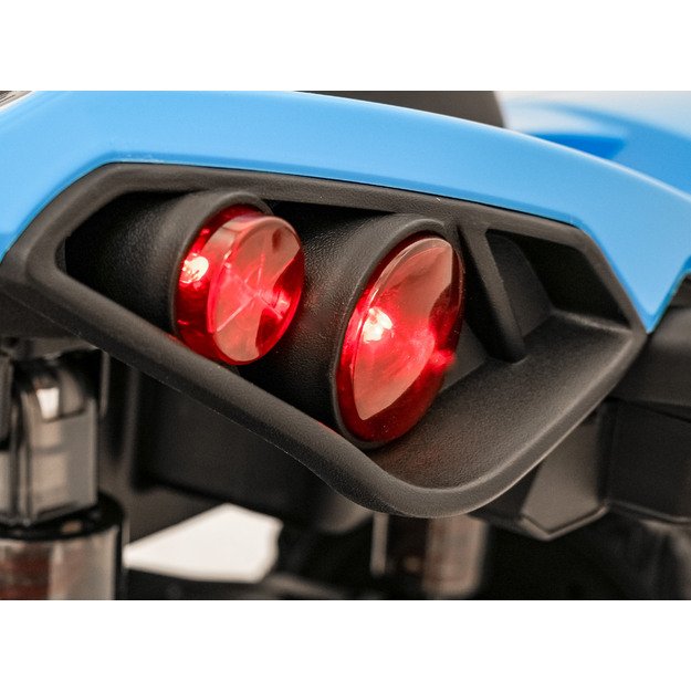 Vienvietis elektrinis keturratis vaikams Maverick ATV, mėlynas