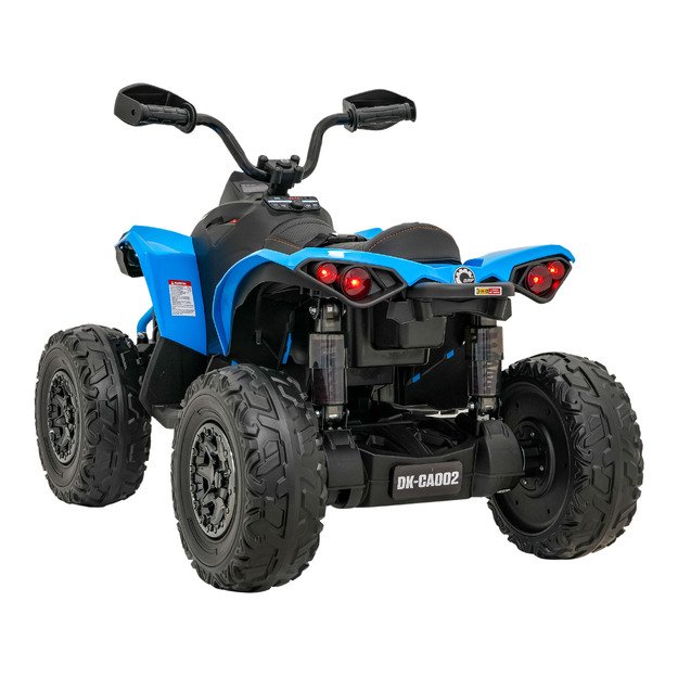 Vienvietis elektrinis keturratis vaikams Maverick ATV, mėlynas