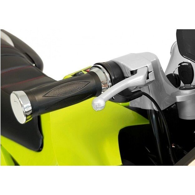 Elektrinis policijos motociklas vaikams HZB118, žalias 1