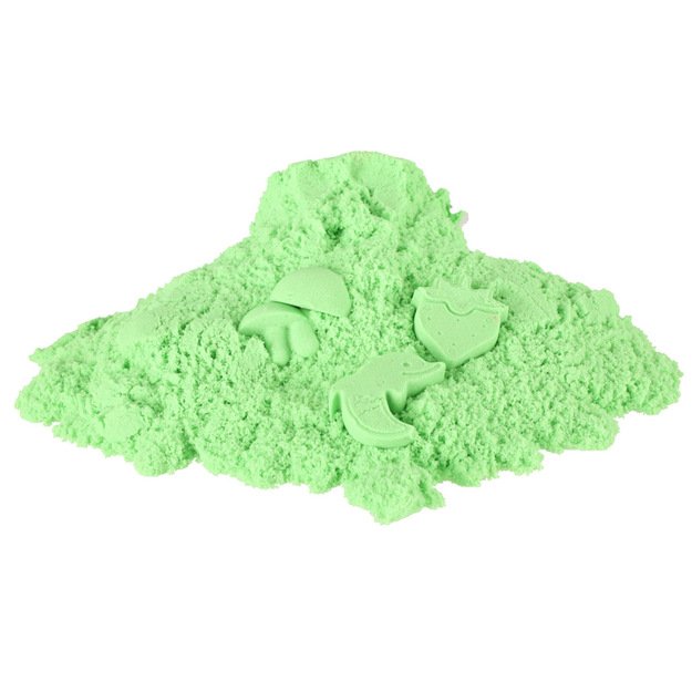 Kinetinis smėlis, žalias, 1 kg