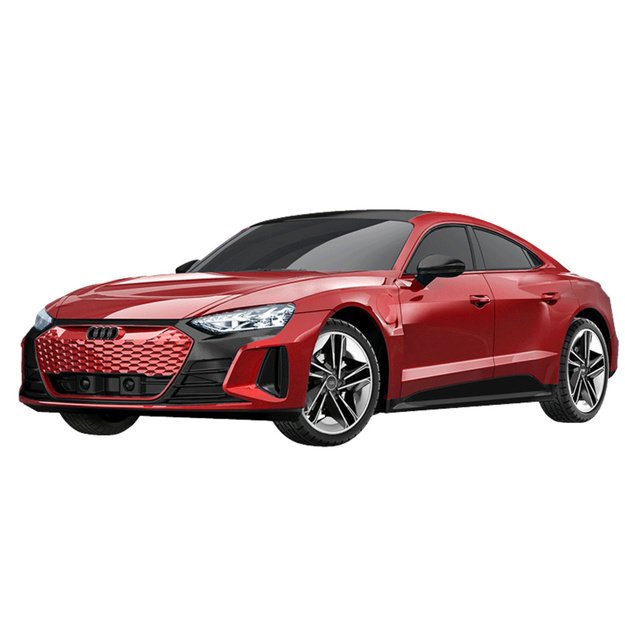 Nuotoliniu būdu valdomas Audi RS E-tron GT automobilis, raudonas, 1:14 1