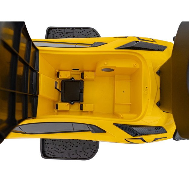 Paspiriama mašinėlė - stumdukas Lamborghini Aventador SV  vaikams, geltona