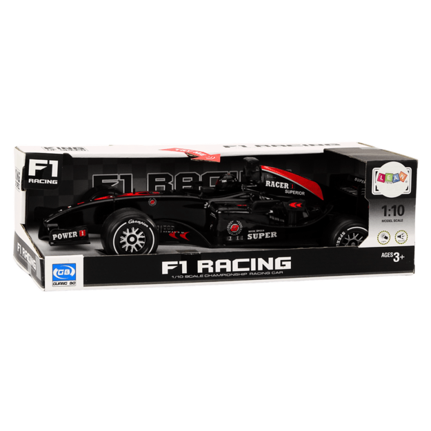 Žaislinis sportinis F1 automobilis 1:10, juodas 5