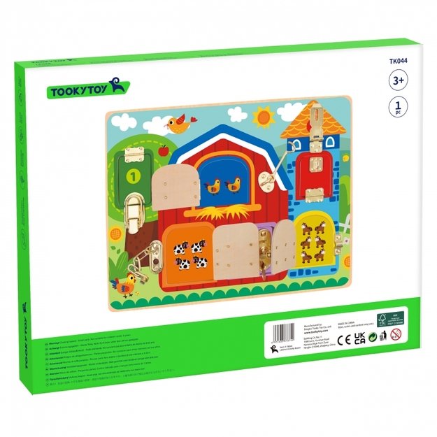 Medinė manipuliacinė lenta, ūkis, TOOKY TOY
