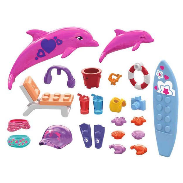 Kūrybinis konstruktoriaus rinkinys 121 el, Barbie