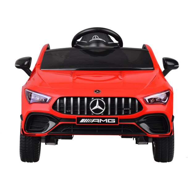 Vienvietis elektromobilis Mercedes AMG CLA 45s, raudonas