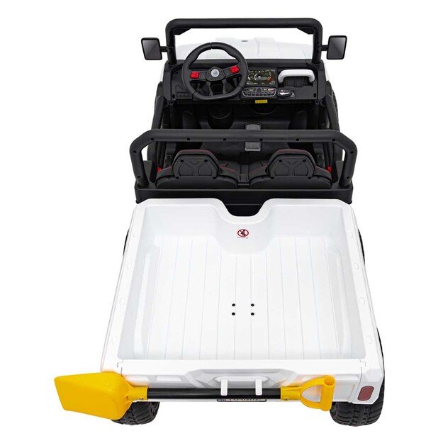 Dvivietis elektromobilis Farmer Truck Speed 900, baltas