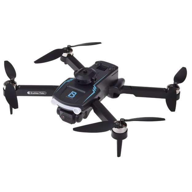 Nuotoliniu būdu valdomas dronas su kamera ir dėklu, juodas 30