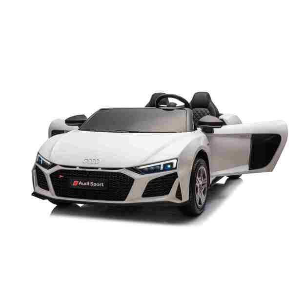 Dvivietis elektromobilis vaikams Audi Spyder R8 LIFT STRONG, baltas