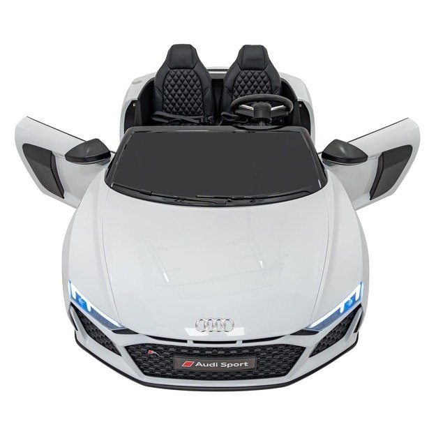 Dvivietis elektromobilis vaikams Audi Spyder R8 LIFT STRONG, baltas