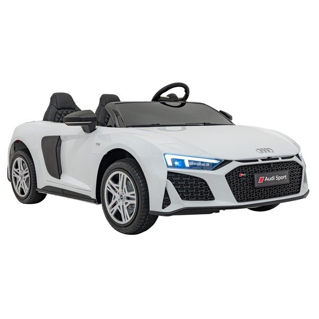 Dvivietis elektromobilis vaikams Audi Spyder R8 LIFT STRONG, baltas