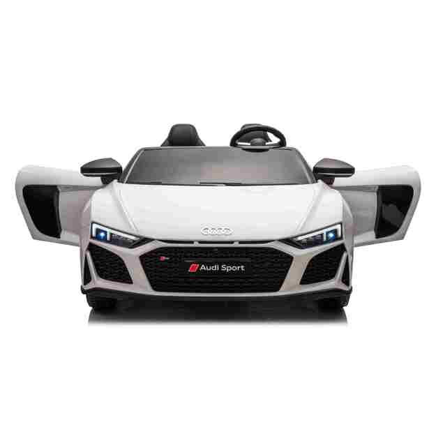 Dvivietis elektromobilis vaikams Audi Spyder R8 LIFT STRONG, baltas