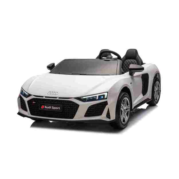 Dvivietis elektromobilis vaikams Audi Spyder R8 LIFT STRONG, baltas