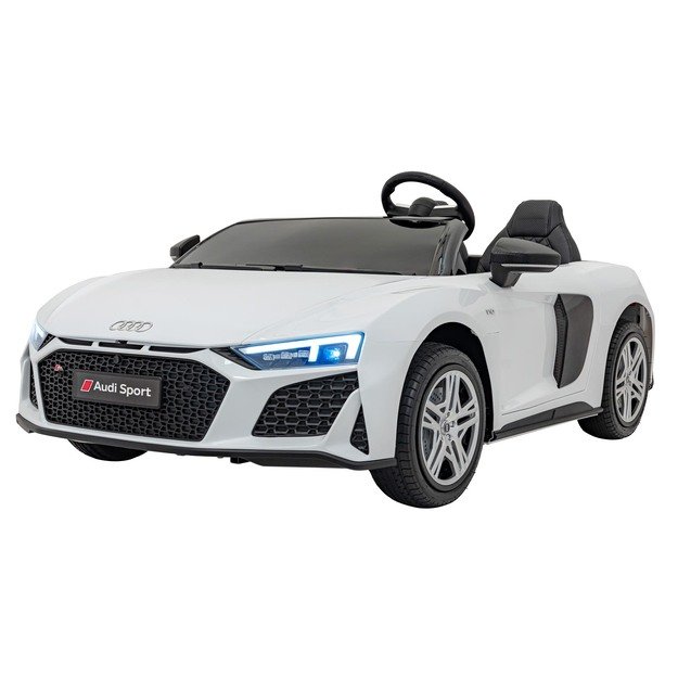 Dvivietis elektromobilis vaikams Audi Spyder R8 LIFT STRONG, baltas
