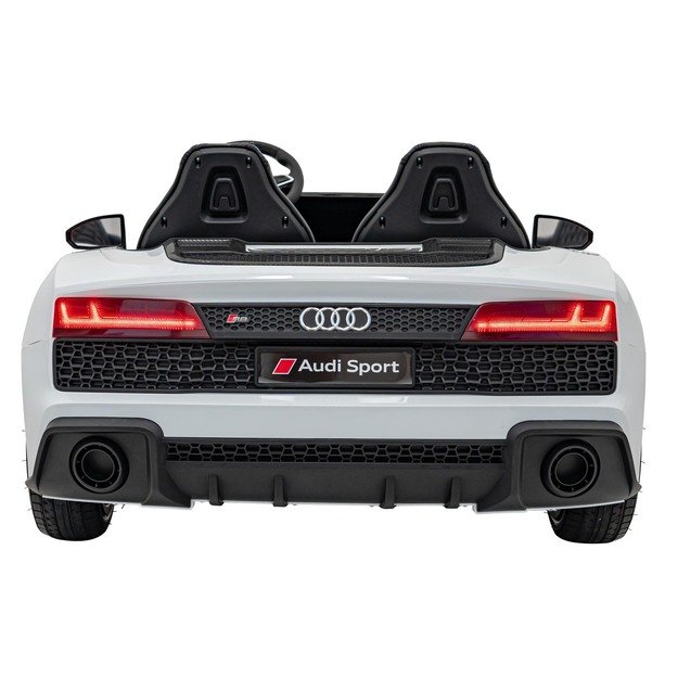 Dvivietis elektromobilis vaikams Audi Spyder R8 LIFT STRONG, baltas
