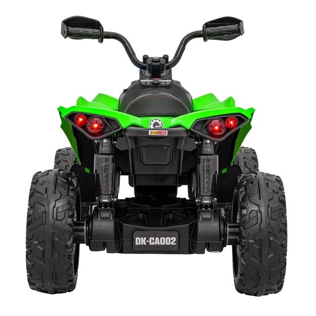 Vienvietis elektrinis keturratis vaikams Maverick ATV, žalias