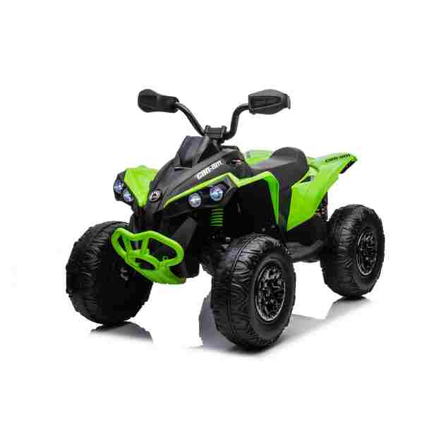 Vienvietis elektrinis keturratis vaikams Maverick ATV, žalias