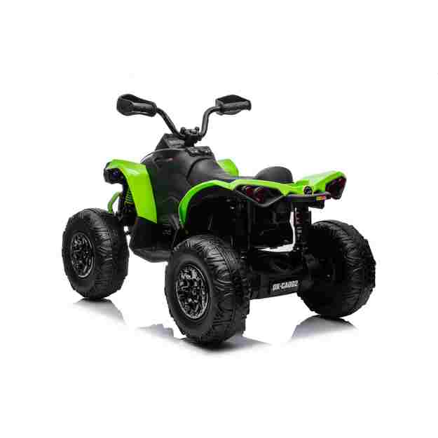 Vienvietis elektrinis keturratis vaikams Maverick ATV, žalias