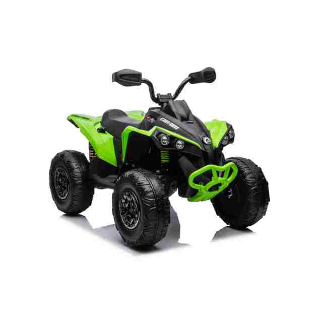 Vienvietis elektrinis keturratis vaikams Maverick ATV, žalias
