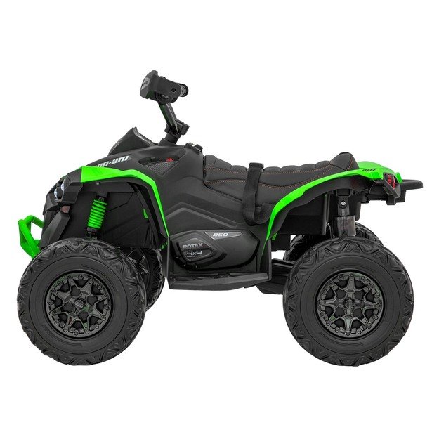 Vienvietis elektrinis keturratis vaikams Maverick ATV, žalias