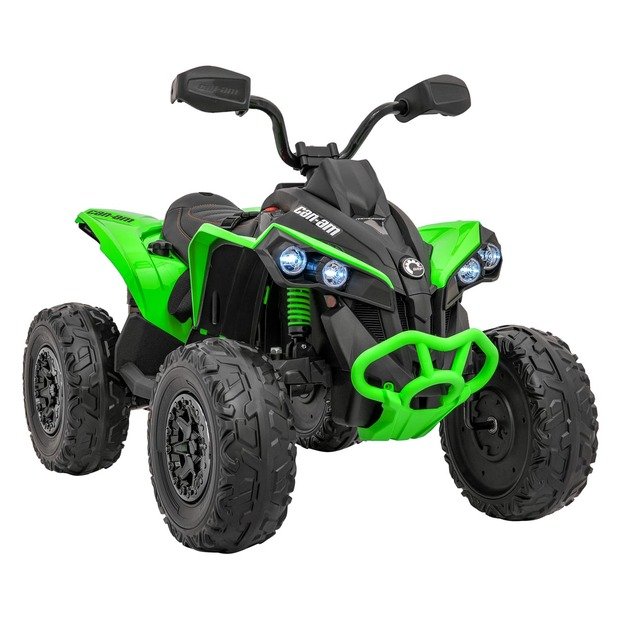 Vienvietis elektrinis keturratis vaikams Maverick ATV, žalias