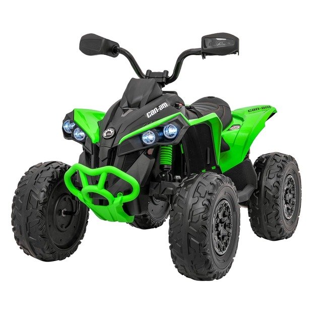 Vienvietis elektrinis keturratis vaikams Maverick ATV, žalias