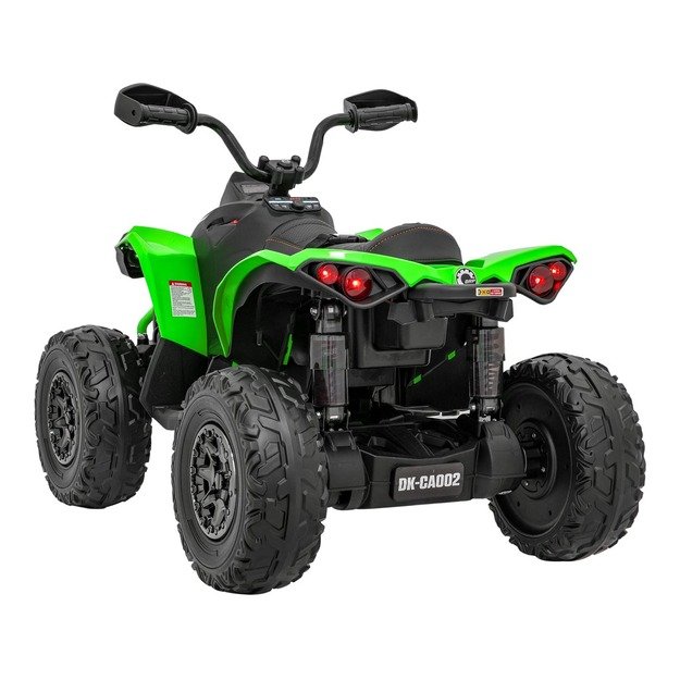 Vienvietis elektrinis keturratis vaikams Maverick ATV, žalias