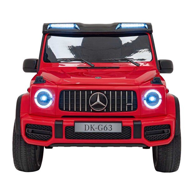 Dvivietis elektrinis džipas vaikams Mercedes Benz G63 AMG XXL, raudonas