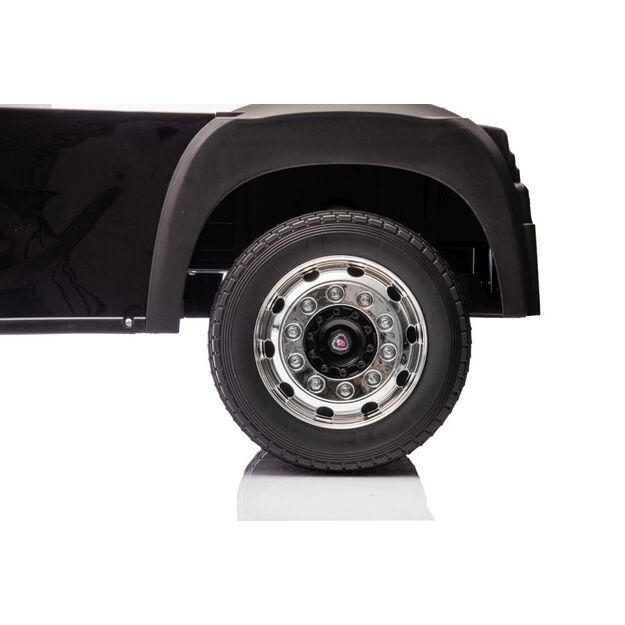 Vienvietis elektrinis sunkvežimis vaikams Scania 500R HL698 Black 4x4, juodas