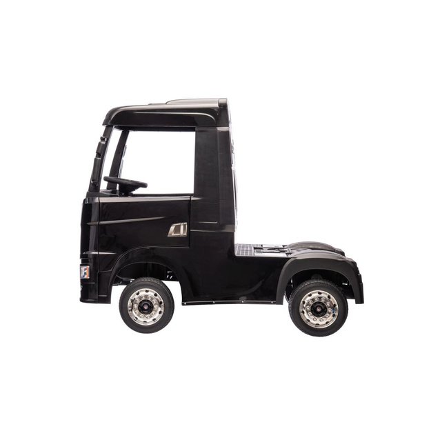 Vienvietis elektrinis sunkvežimis vaikams Scania 500R HL698 Black 4x4, juodas