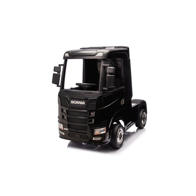 Vienvietis elektrinis sunkvežimis vaikams Scania 500R HL698 Black 4x4, juodas