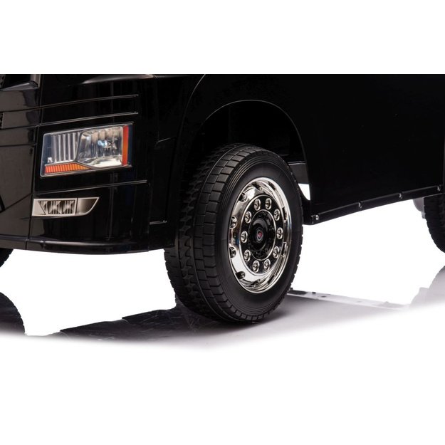 Vienvietis elektrinis sunkvežimis vaikams Scania 500R HL698 Black 4x4, juodas